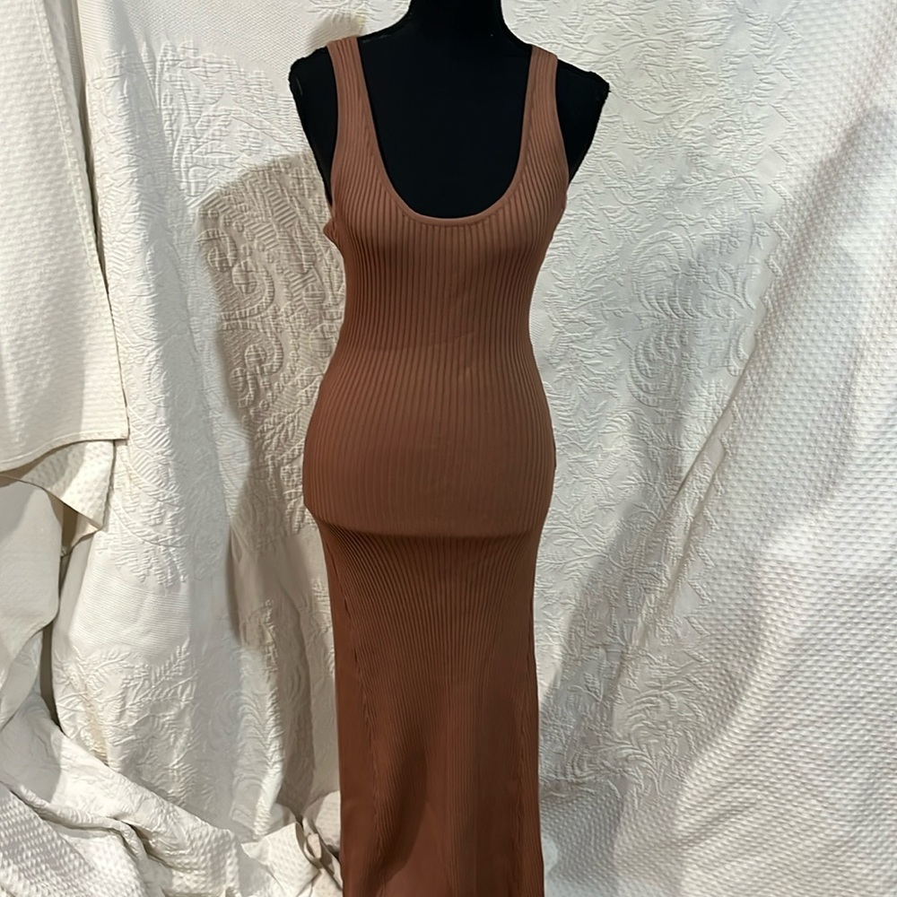 Allfenix ribbed maxi dress,‎ size medium